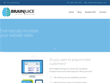 Tablet Screenshot of drinkbrainjuice.com